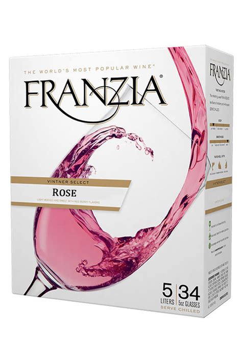 franzia rose alcohol content